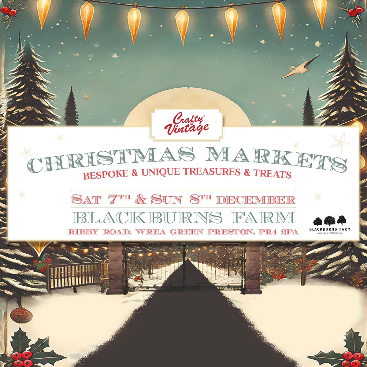 Crafty Vintage Indoor Christmas Markets - Blackburns Farm