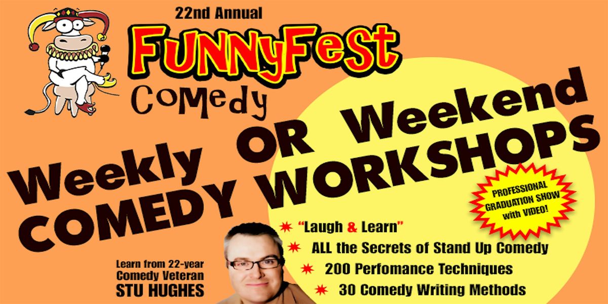 Comedy WORKSHOP - WEEKEND or WEEKLY COURSE - YYC - Calgary