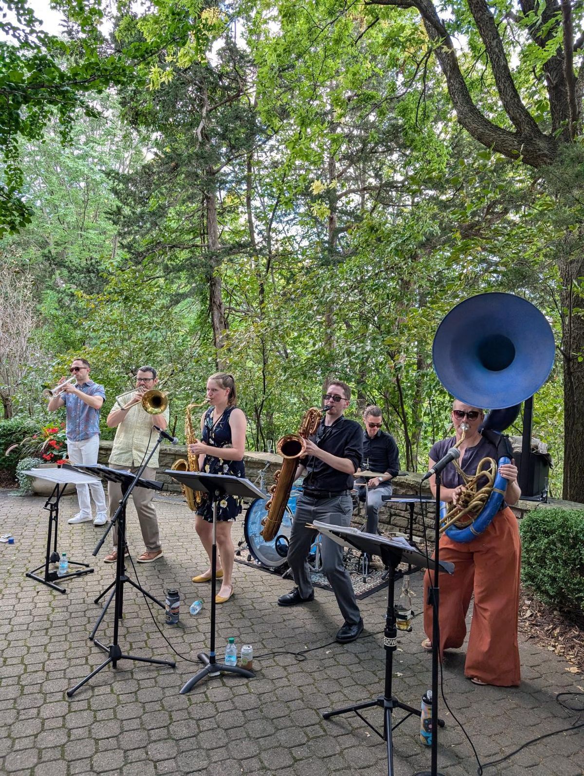 Loud Mouth Brass plays Music on the Plaza Sun Sept 22 4-6 p.m. 