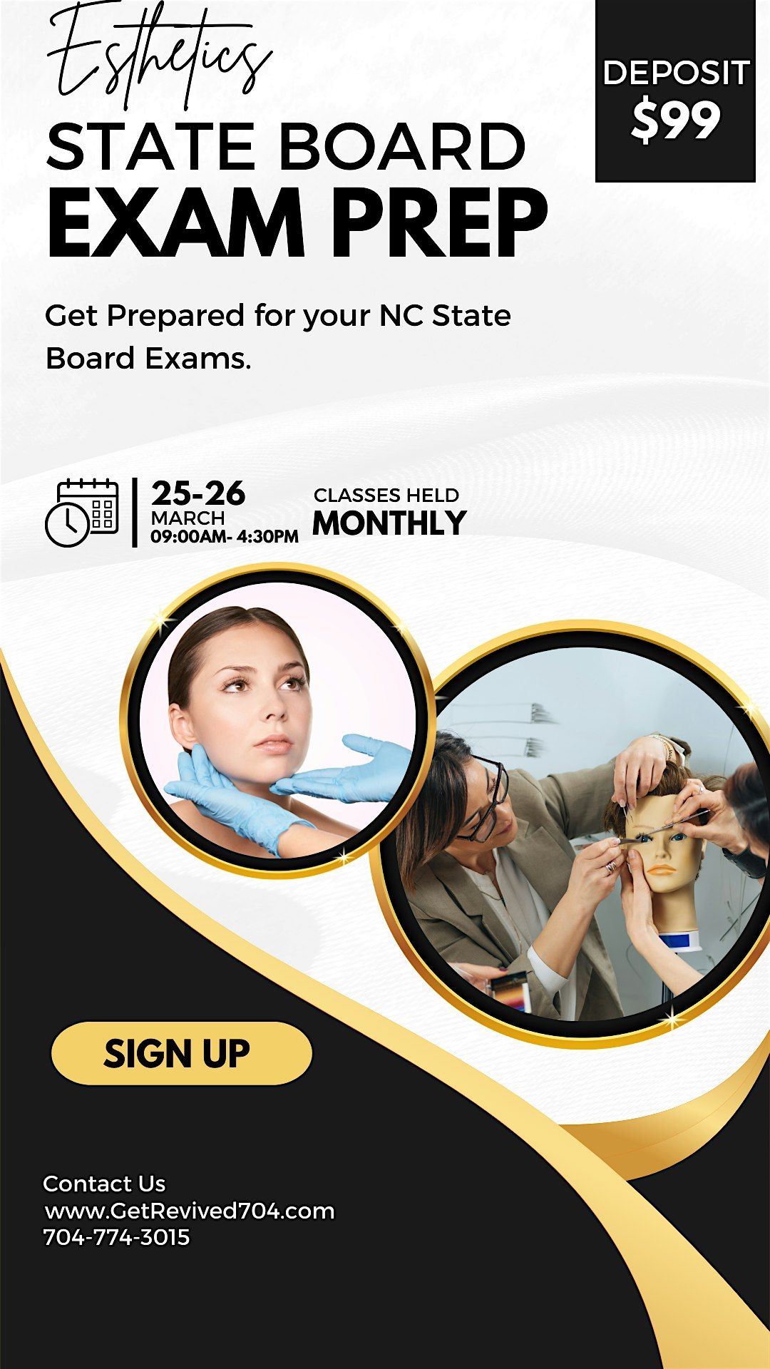 NC Esthetics State Board Exam Prep Class