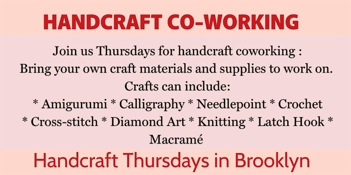 Handcrafting in Brooklyn