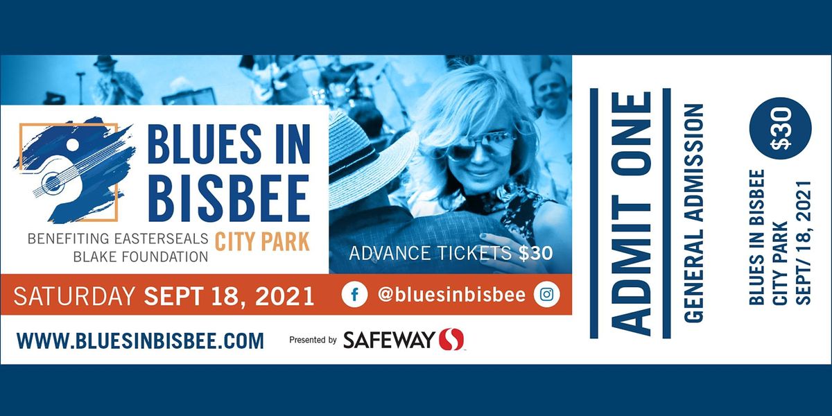 CANCELLED Blues in Bisbee 2021, City Park, Bisbee, 18 September 2021