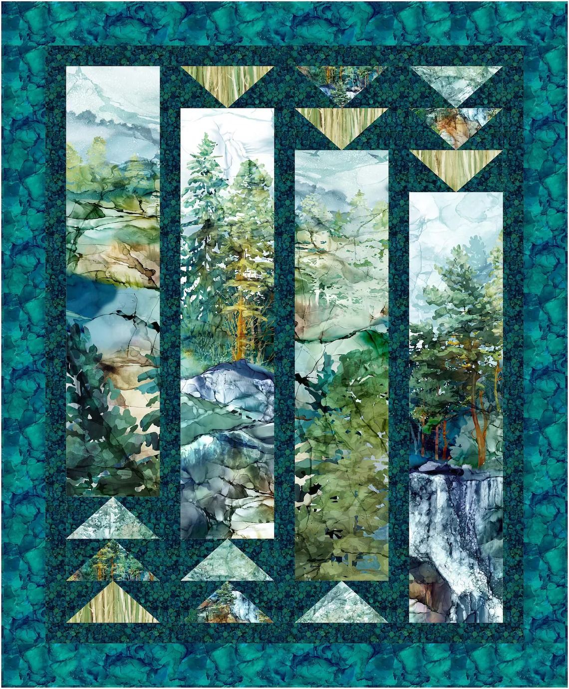 Ingots Quilt Panel Pattern