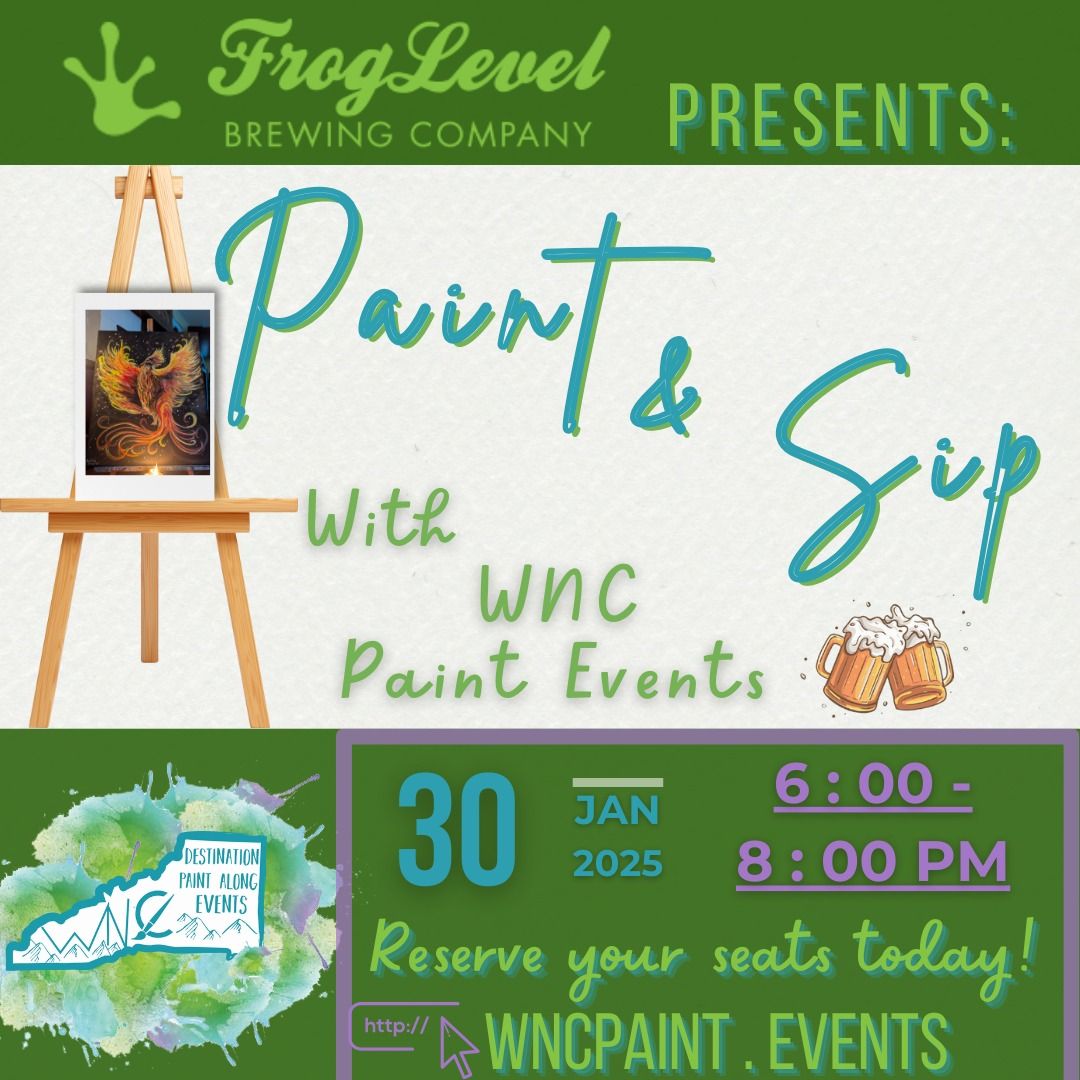 Paint & Sip at Frog Level Brewing Co.