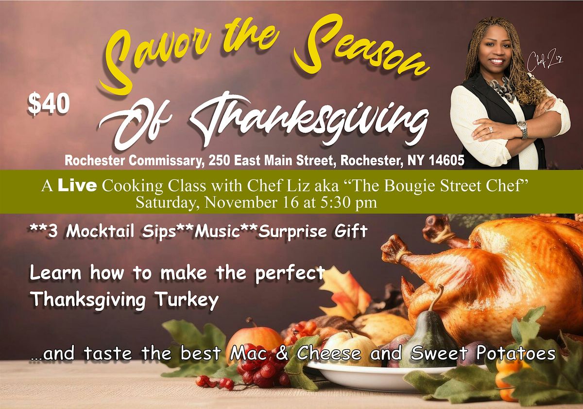 Savor the Season: Thanksgiving Cooking Class