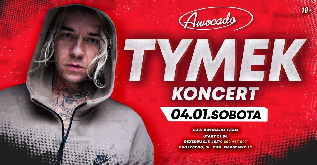 SOBOTA 04.01-TYMEK-koncert