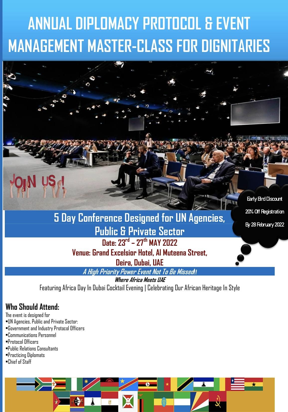 Diplomacy, Protocol Procedures & Event Management Conference