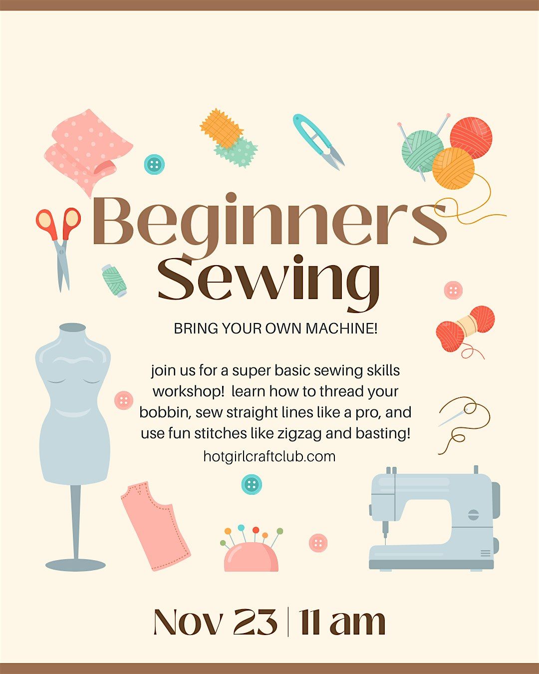 Beginners Sewing Class