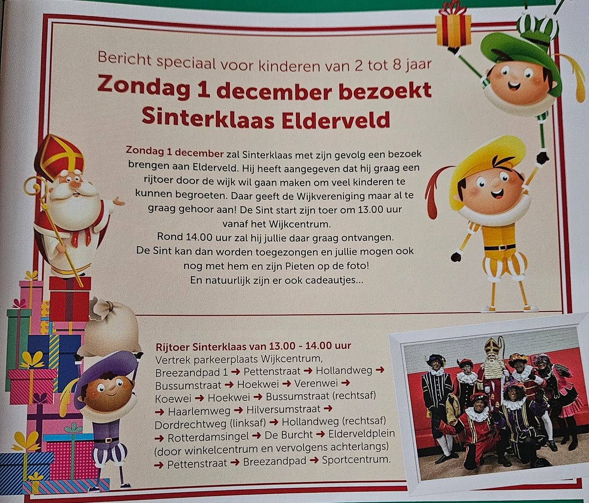 Sinterklaas Elderveld