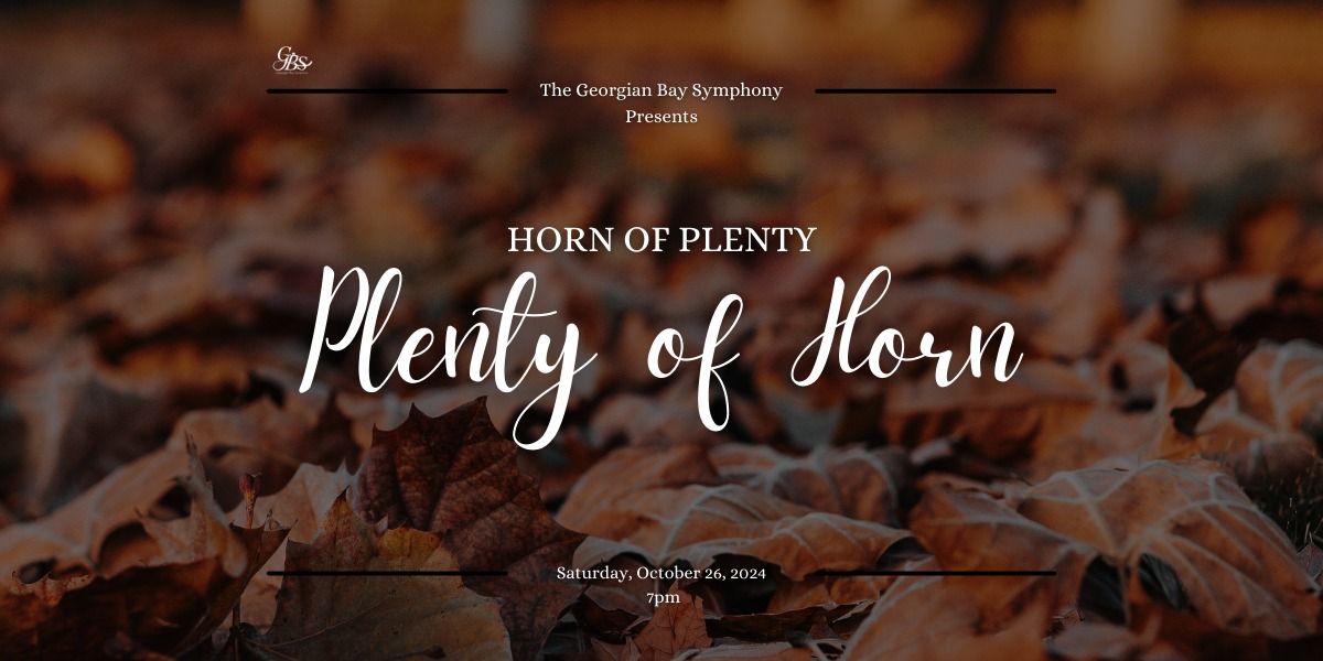 Horn of Plenty\/Plenty of Horn!