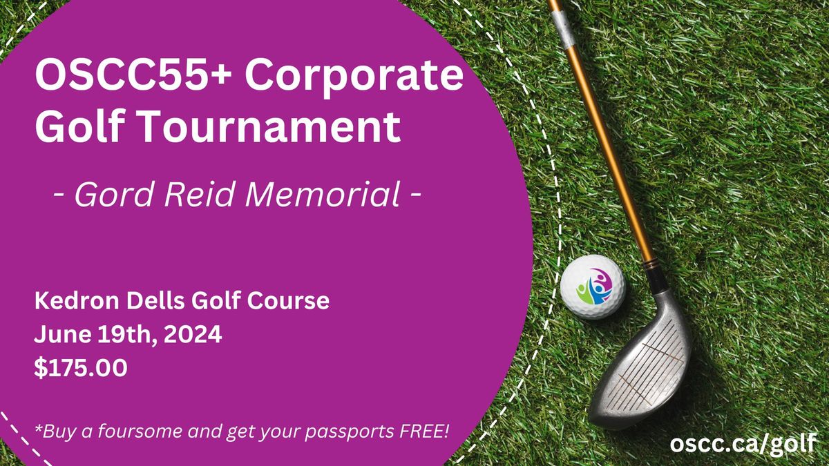 OSCC55+ Corporate Fundraising Golf Tournament 