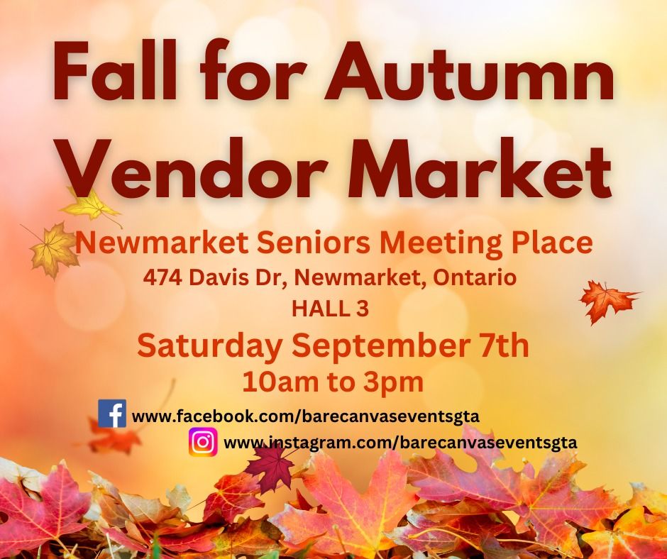 The Fall for Autumn Market Showcase