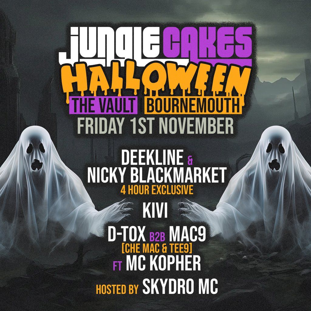 Jungle Cakes Halloween - Bournemouth - The Vault