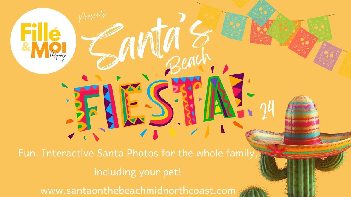 Santa's Beach Fiesta 2024 - Fun & Interactive Santa Photos for the Whole Family, including your pet!