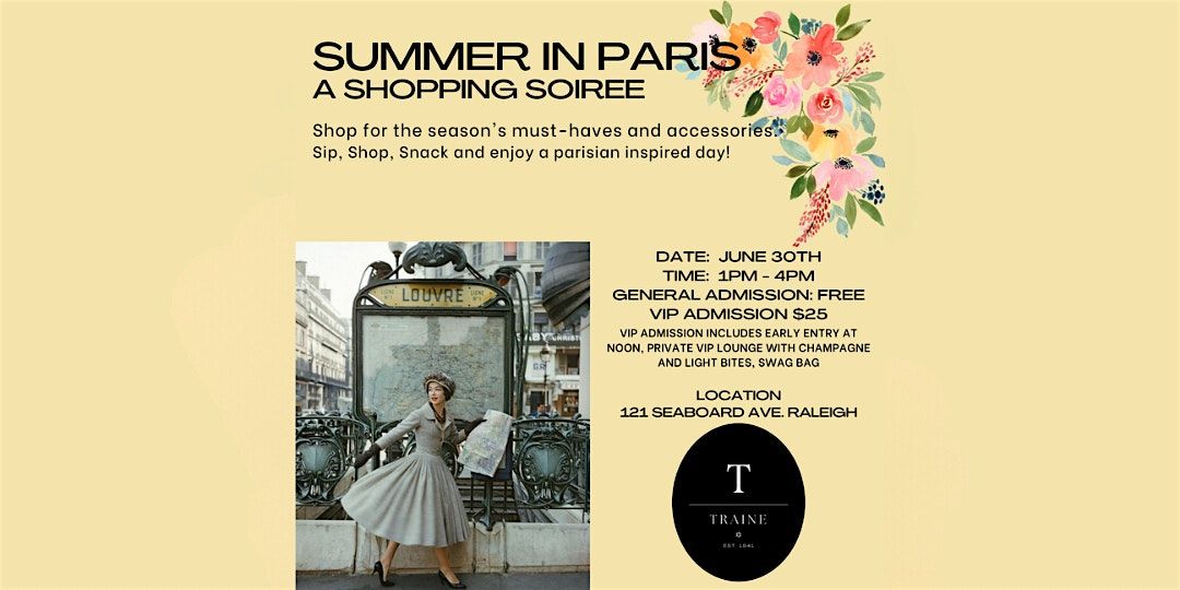 Springtime in Paris: A Shopping Soiree