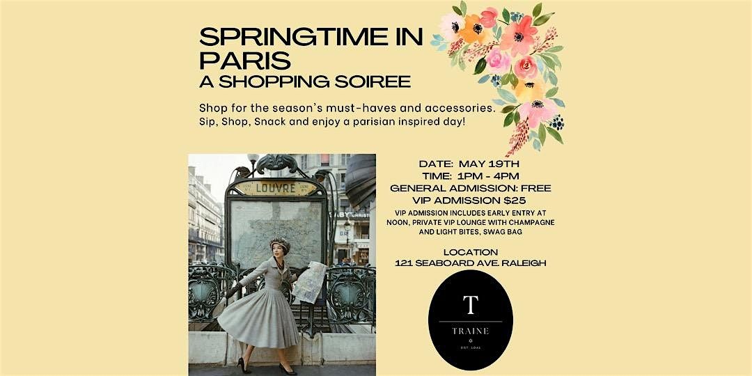 Springtime in Paris: A Shopping Soiree