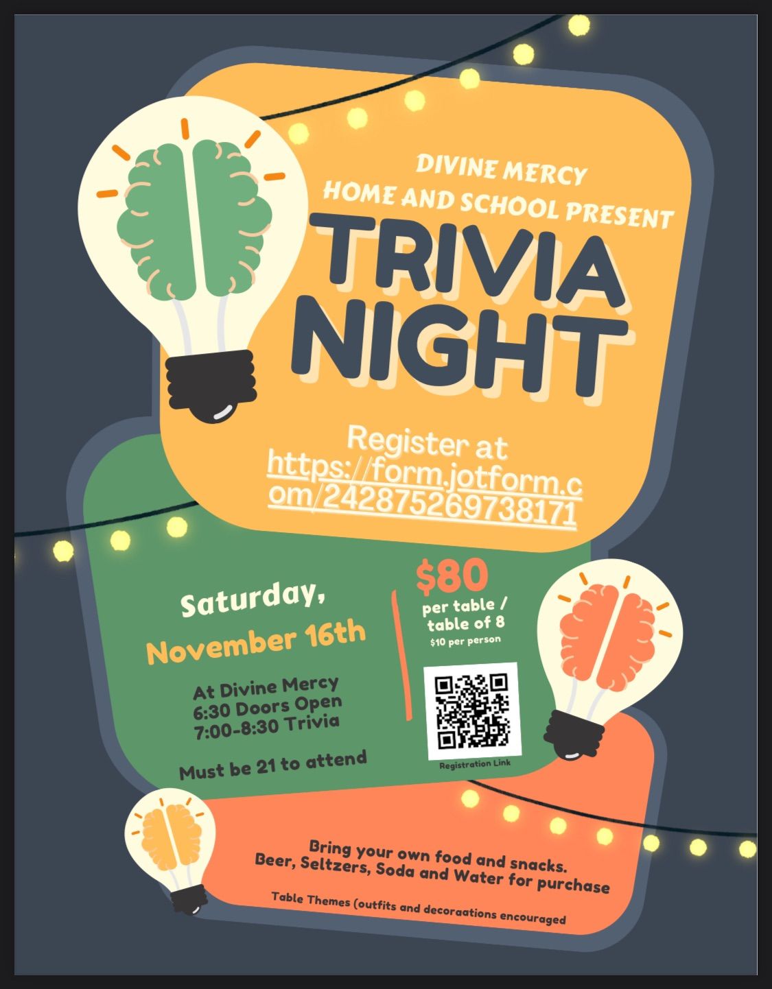 Adult Trivia Night