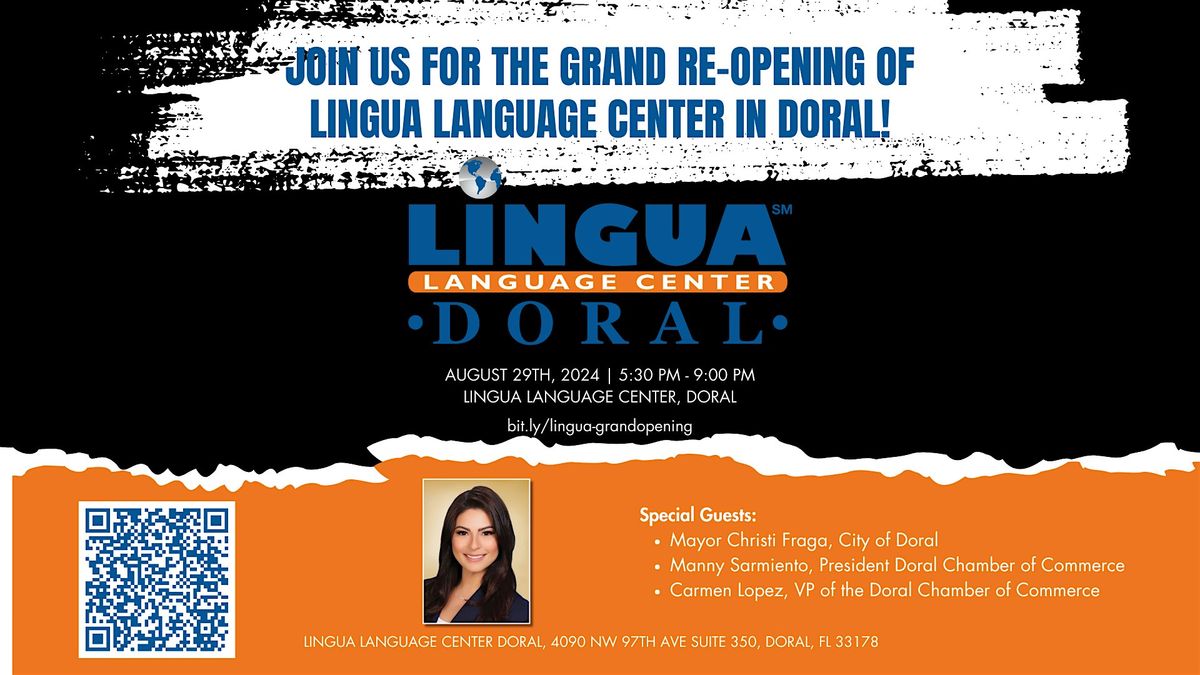 Join Us for the Grand Opening of Lingua Language Center in Doral!
