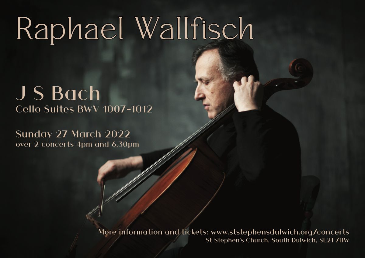 Raphael Wallfisch and the Bach Cello Suites