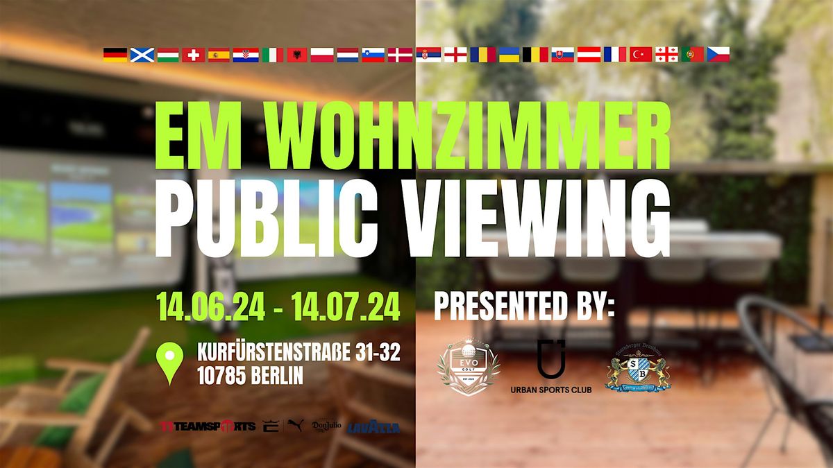 EM Public Viewing: Ukraine vs. Belgium