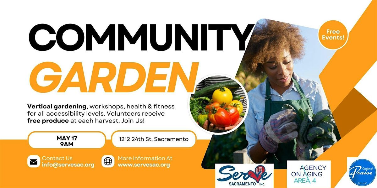 Community Garden Day | Planting A Vertical Garden in Midtown Sacramento