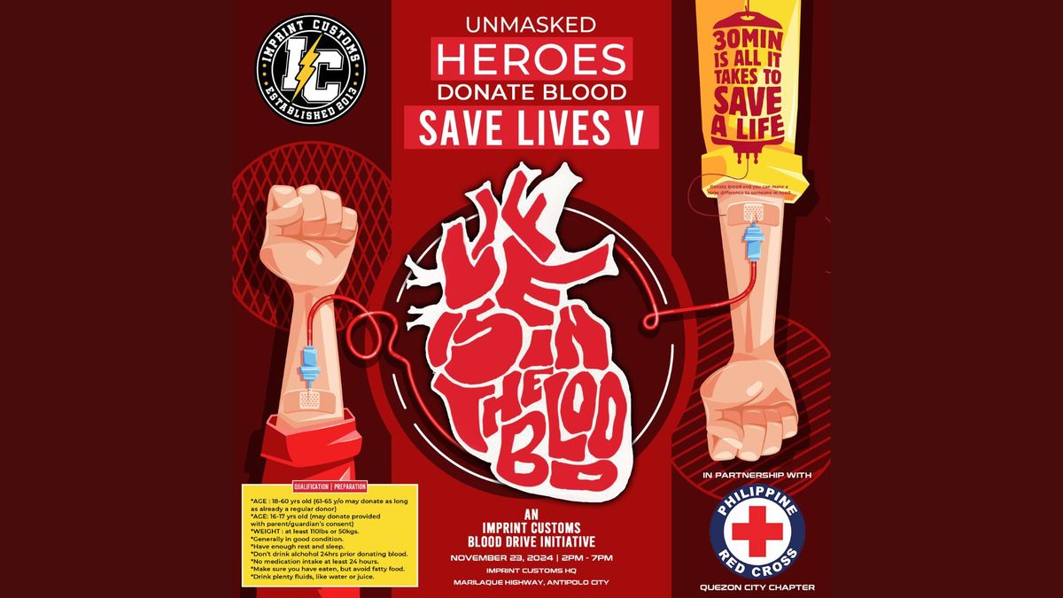 Unmasked Heroes: Donate Blood, Save Lives V