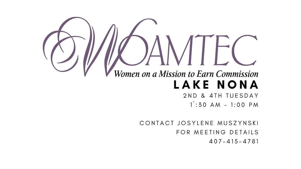 Women on a Mission to Earn Commission Lake Nona
