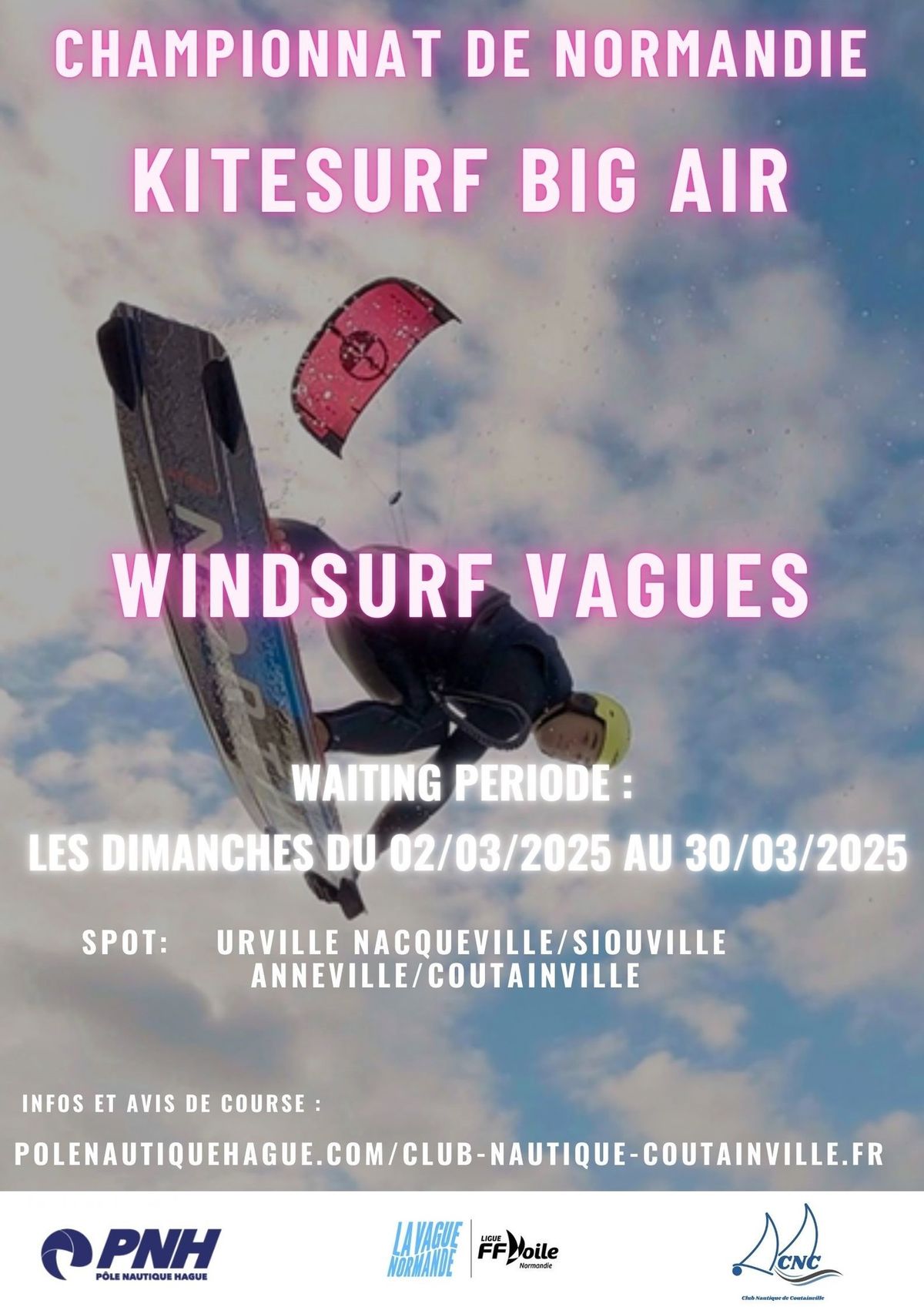 Championnat Windsurf Vagues et Kitesurf Big Air de Normandie