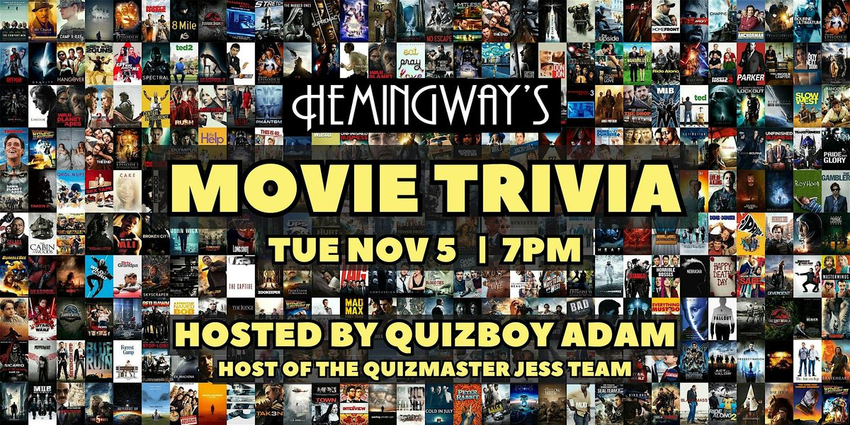 Movie Trivia 9.1 (first night)