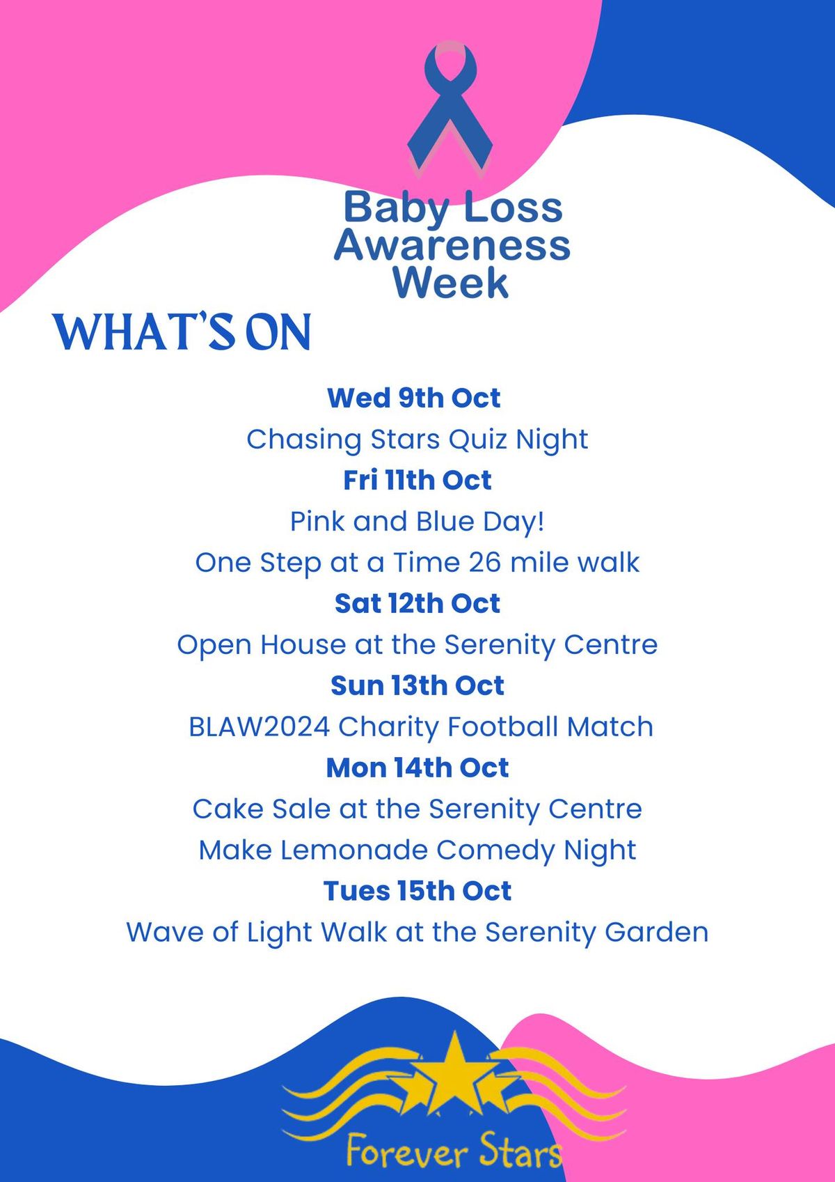 Baby Loss Awareness Week 2024 with Forever Stars