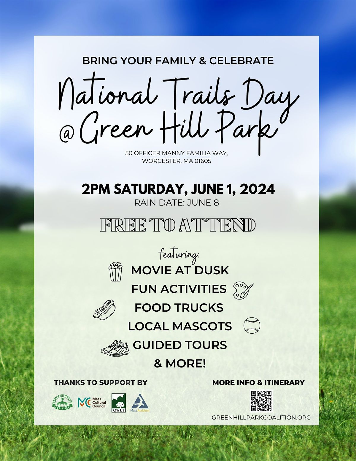 National Trails Day at Green Hill Park!