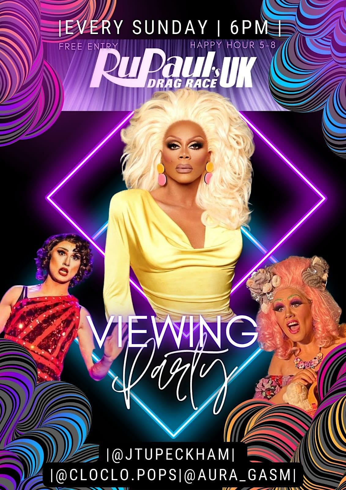 Drag race uk screening with drag act host