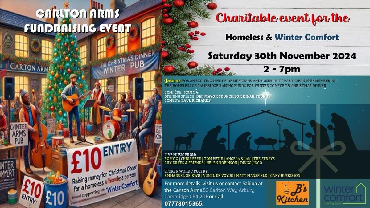 Carlton Arms Homeless Fundraiser