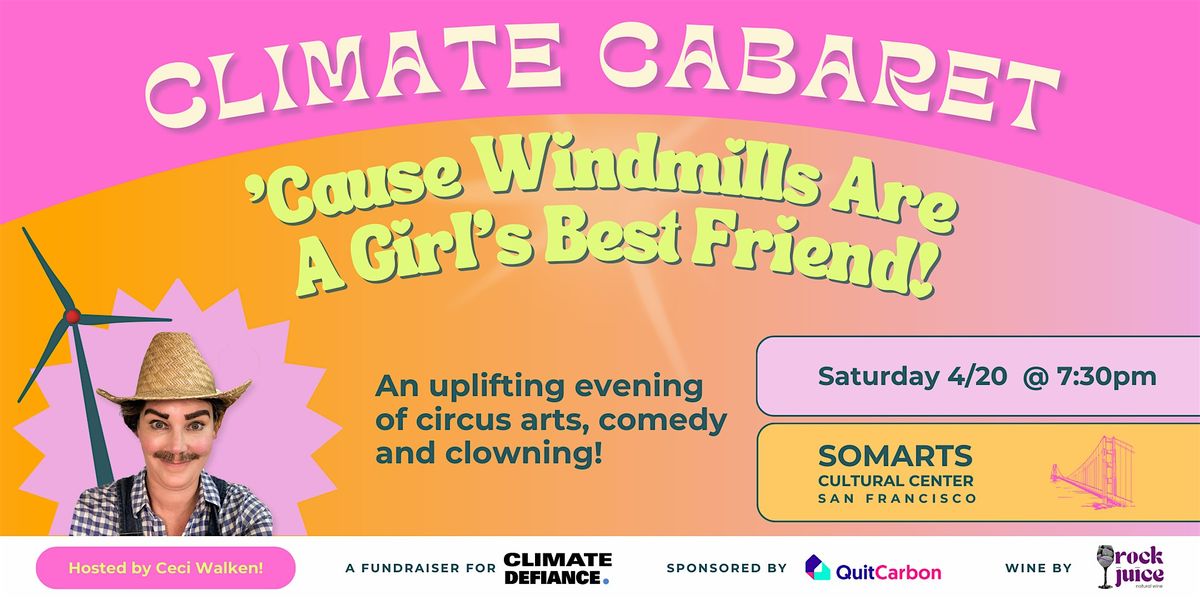 Climate Cabaret - A fundraiser for Climate Defiance
