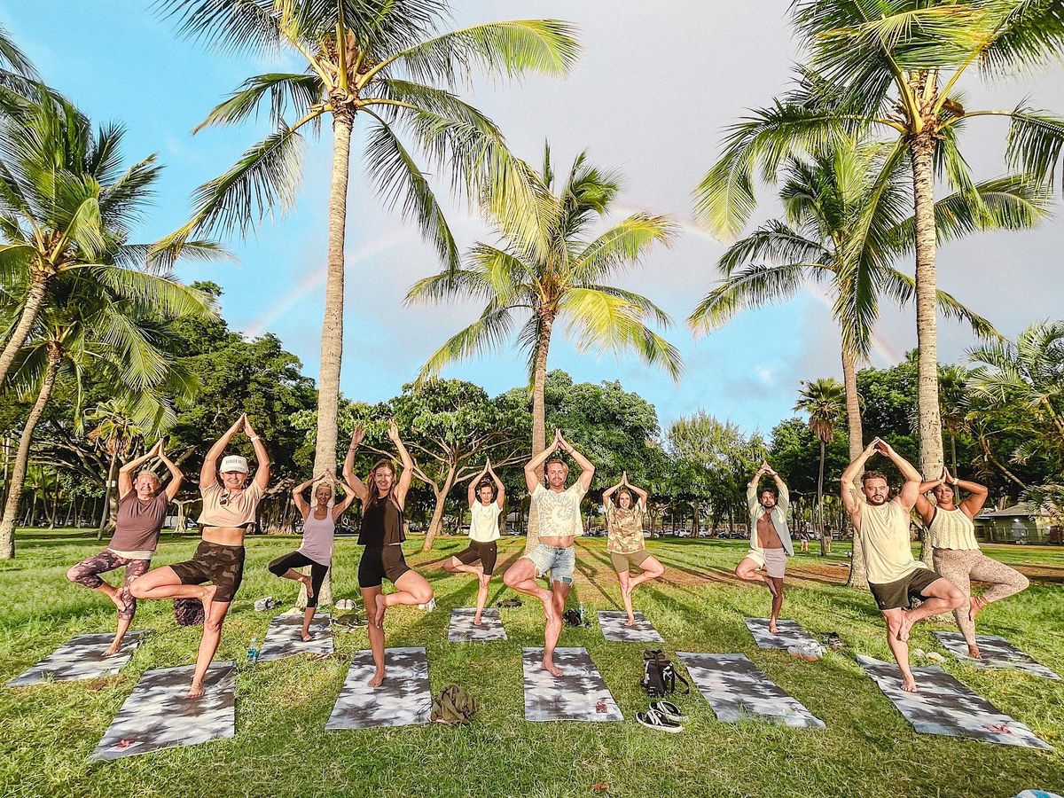 Waikiki's Favourite Beach Yoga Class w\/ Over The Rainbow Yoga