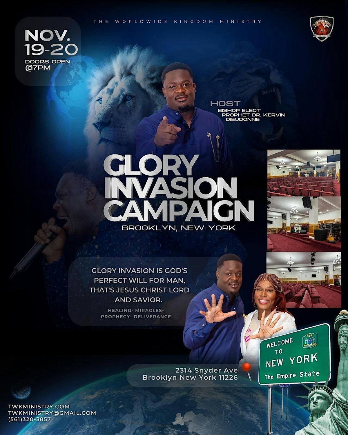 GLORY INVASION CAMPAIGN NEW YORK