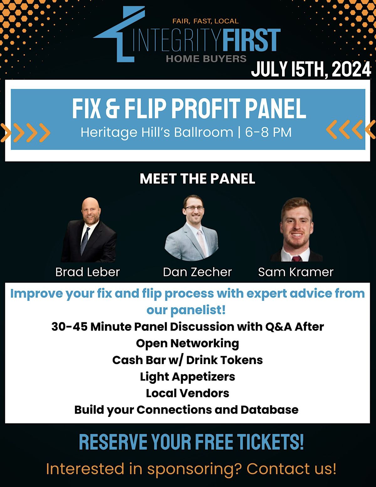 Integrity First Home Buyers : Fix & Flip Profit Panel