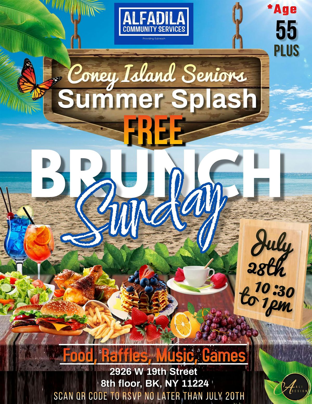 Sunday Brunch - Coney Island Seniors Summer Splash