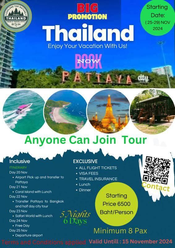 Pattaya Bangkok Thailand Join Tour