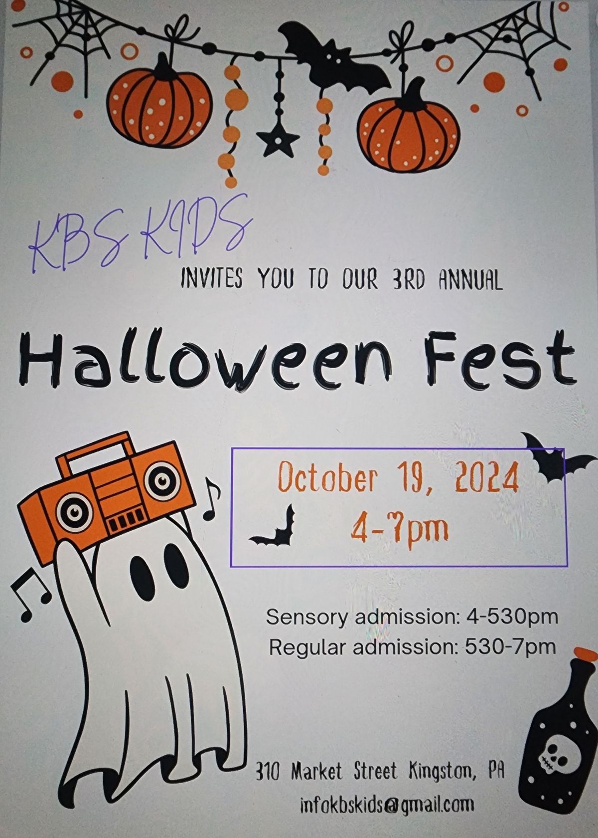 KBS KIDS 3rd Annual HalloweenFest 