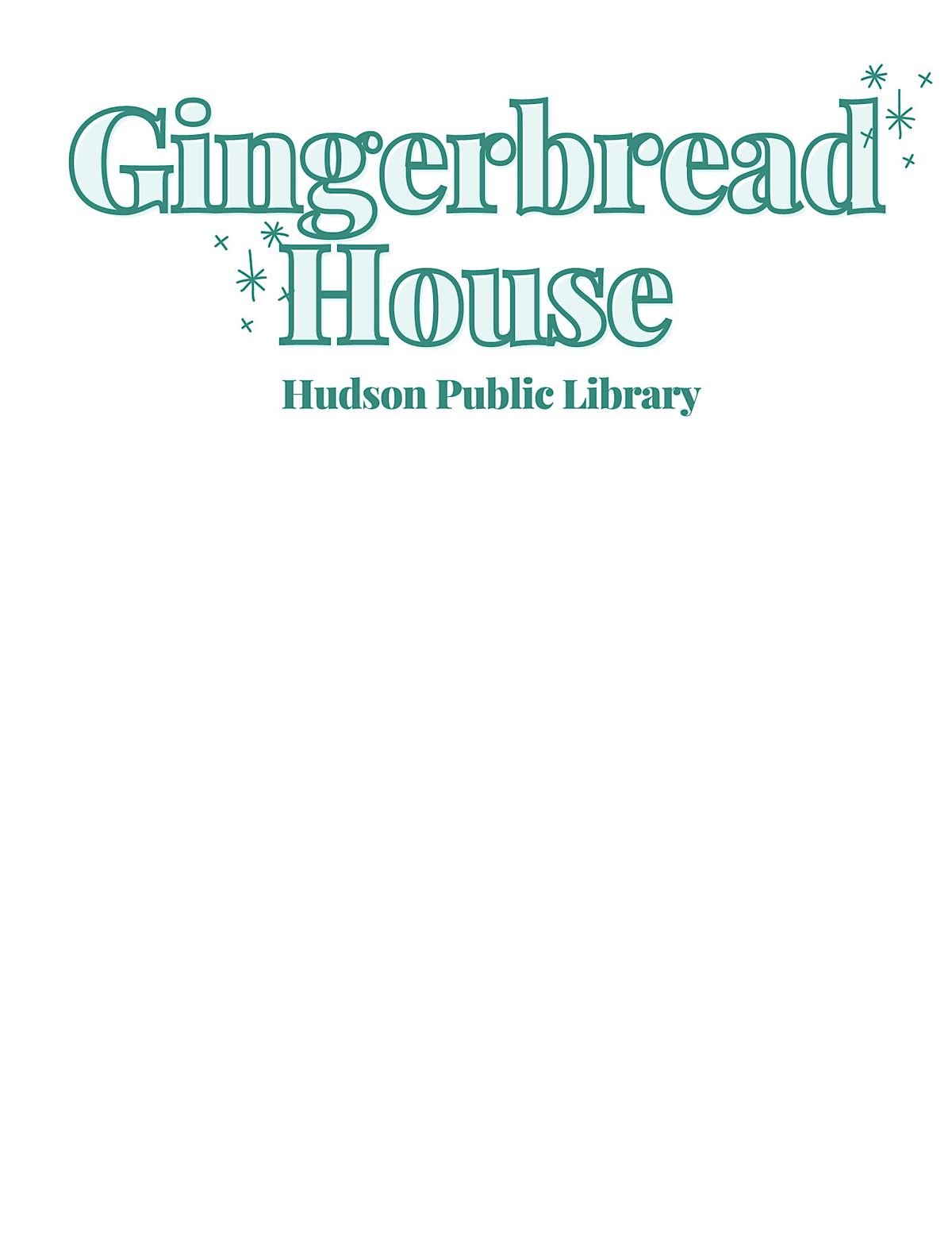 Gingerbread House Special Event