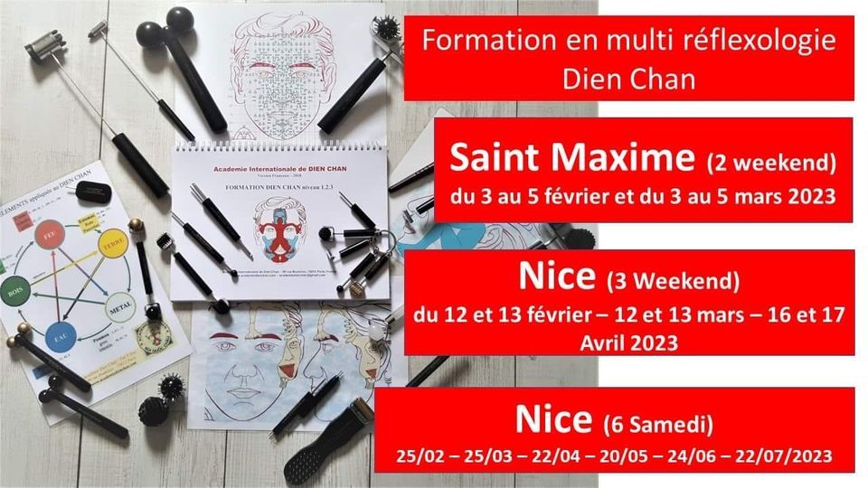 Formation Dien Chan niveau 1-2-3