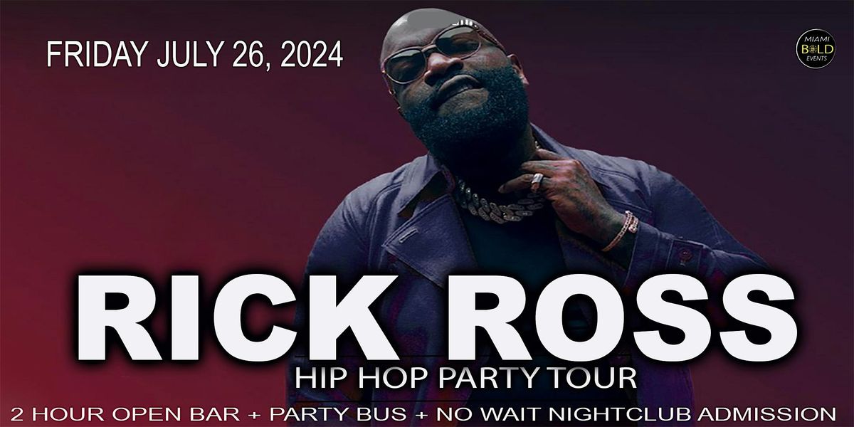 MIAMI  - FRIDAY JULY 26, 2024 - RICK ROSS - SOUTH BEACH HIP HOP PARTY EVENT