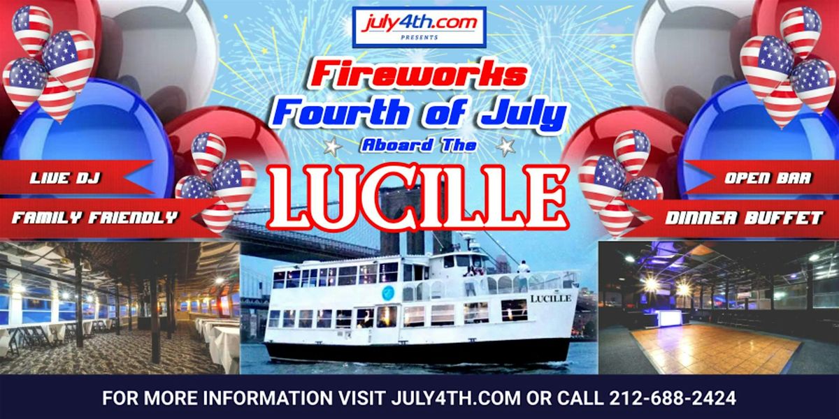 Family-Friendly NYC July 4th Fireworks Cruise on Lucille