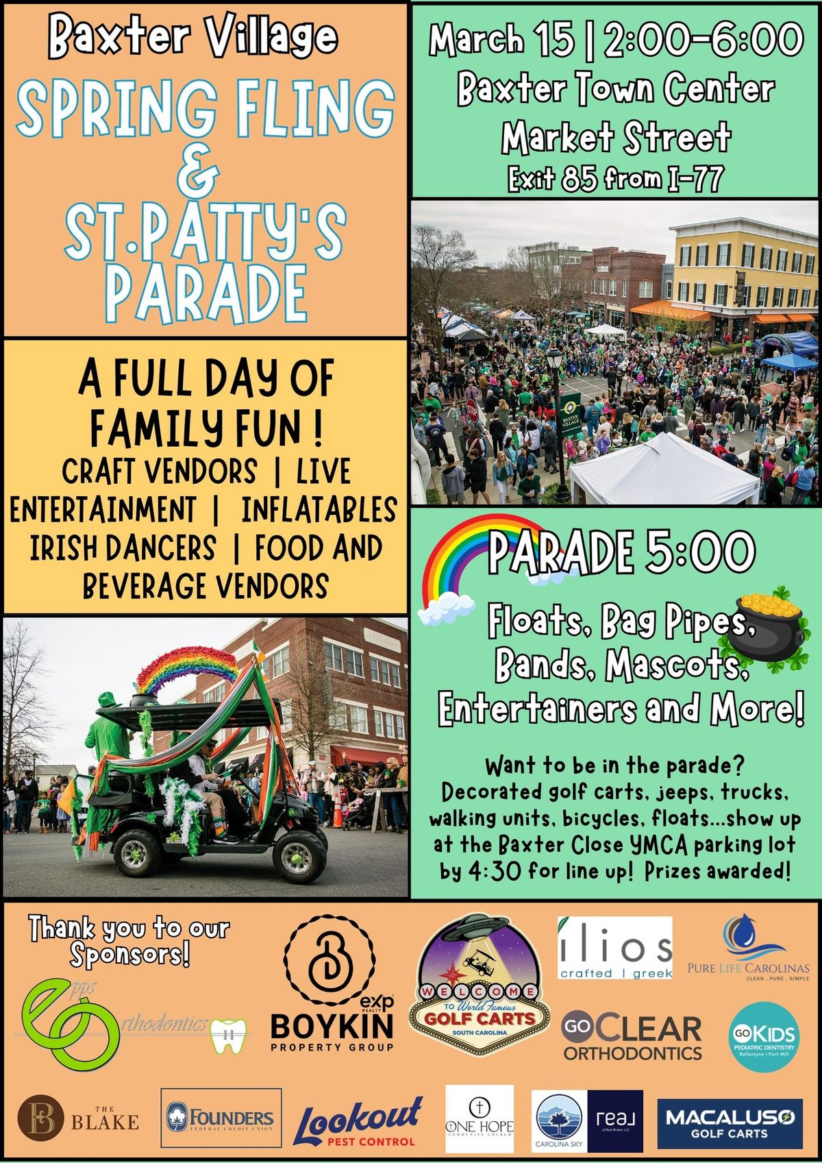 Spring Fling & St. Patty's Parade 