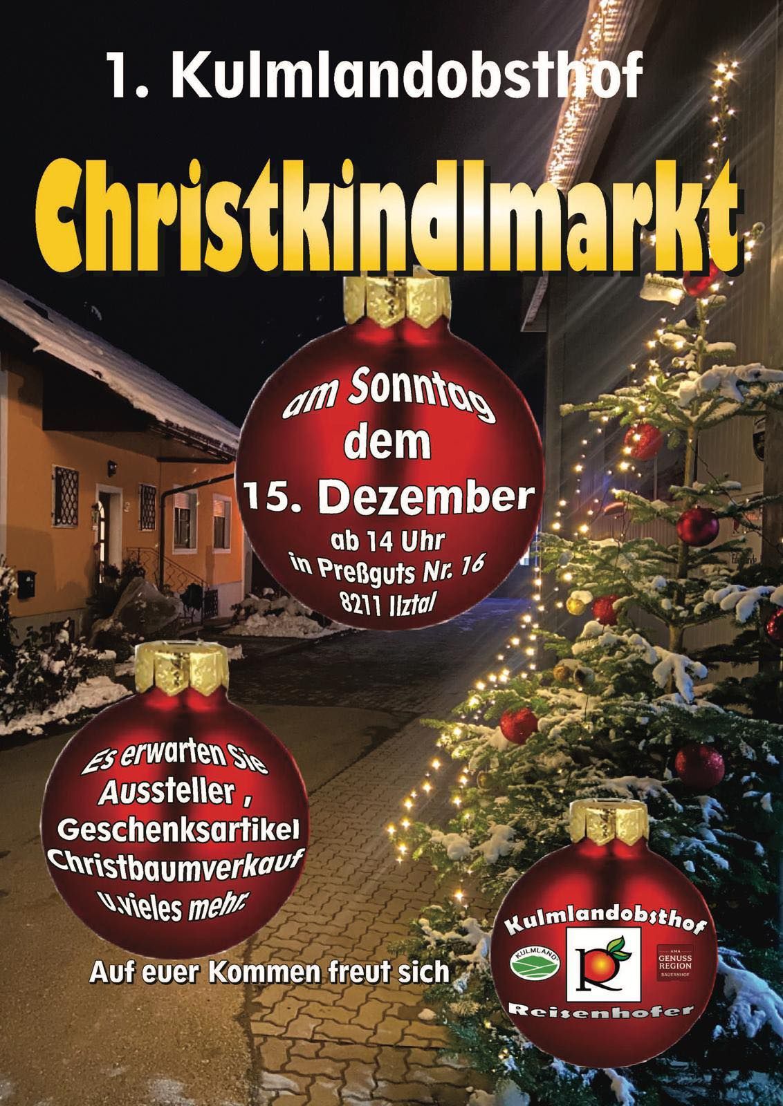 1. Kulmlandobsthof Christkindelmarkt 