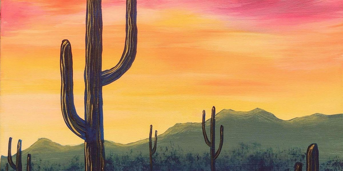 Confetti Desert Sunset - Paint and Sip by Classpop!\u2122
