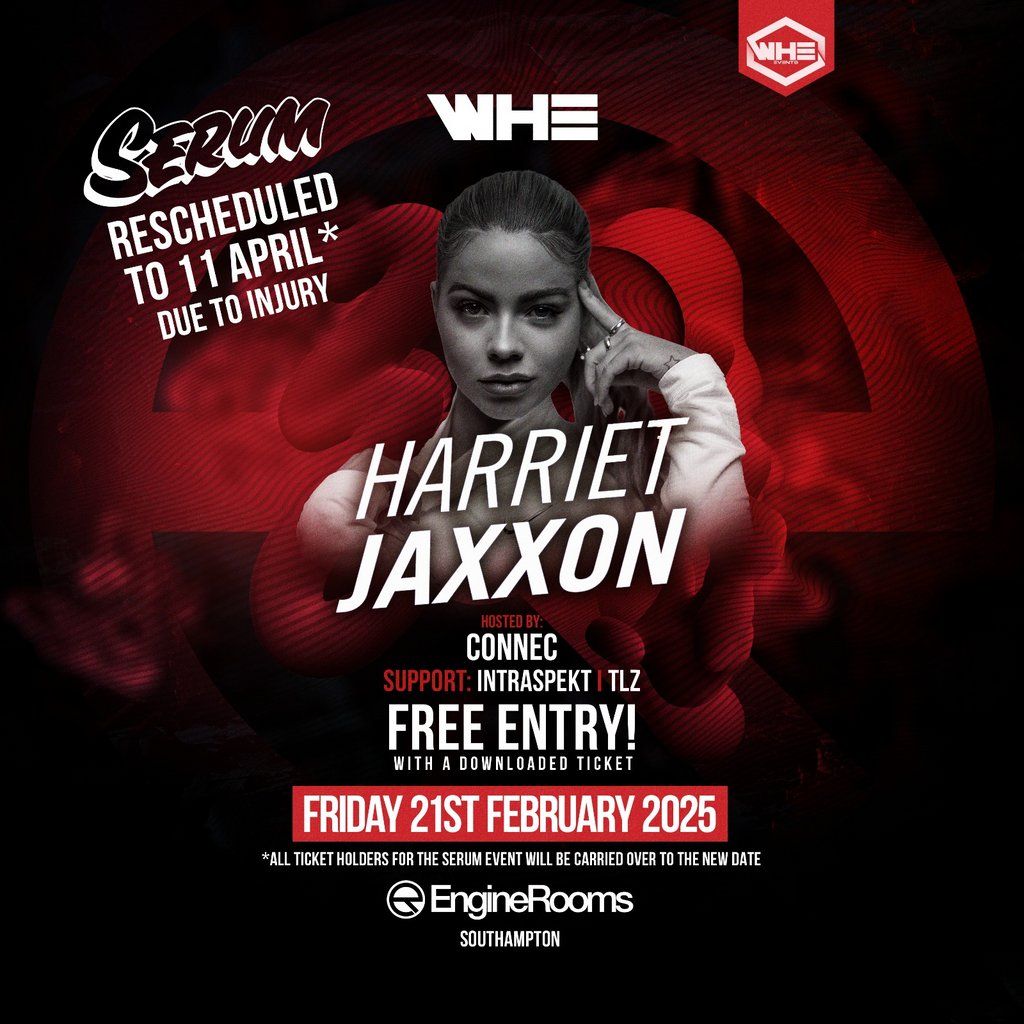 WHE Presents: Harriet Jaxxon Free Party