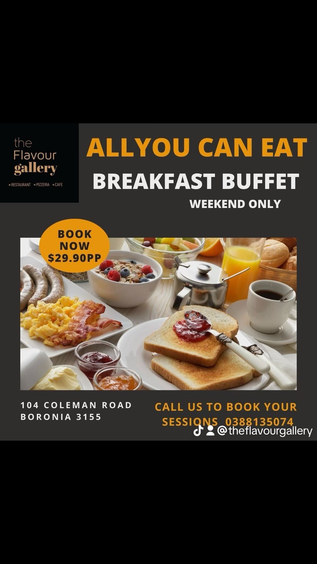 All You can eat Weekend breakfast Buffet