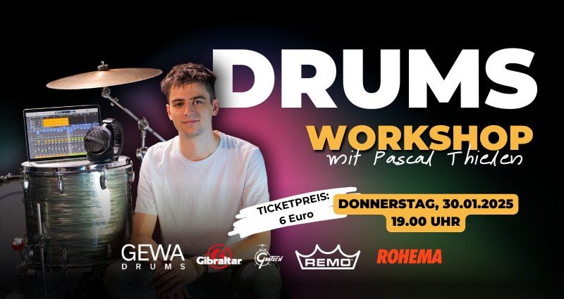 Klier Workshop Drum Recording mit Pascal Thielen